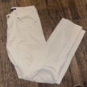 Michael Kors Slim Fit (Parker) Creme / White Denim - Size 31/32